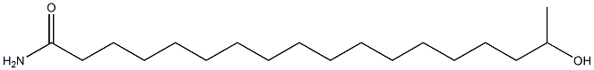 17-Hydroxyoctadecanamide Struktur