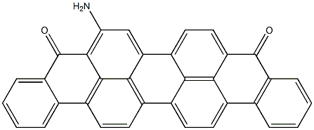 6-Aminoanthra[9,1,2-cde]benzo[rst]pentaphene-5,10-dione Struktur