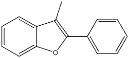 3-Methyl-2-phenylbenzofuran Struktur