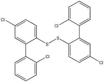 (2-Chlorophenyl)(4-chlorophenyl) persulfide Struktur