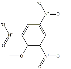 1-tert-Butyl-3-methoxy-2,4,6-trinitrobenzene Struktur