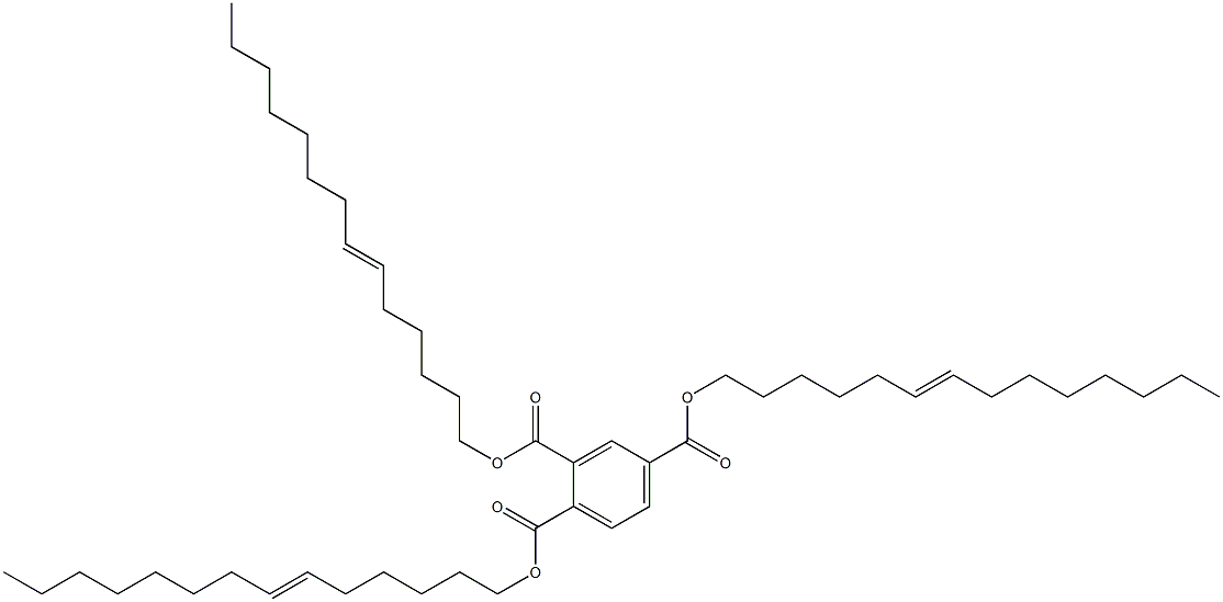 1,2,4-Benzenetricarboxylic acid tri(6-tetradecenyl) ester Struktur