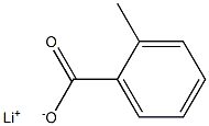 2-Methylbenzoic acid lithium salt Struktur