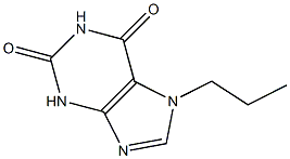 7-Propylxanthine Struktur