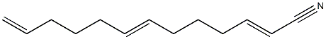 2,7,12-Tridecatrienenitrile Struktur