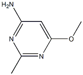 2-Methyl-4-amino-6-methoxypyrimidine Struktur