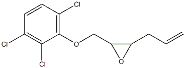 2,3,6-Trichlorophenyl 3-allylglycidyl ether Struktur