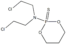 2-[Bis(2-chloroethyl)amino]-1,3,2-dioxaphosphorinane 2-sulfide Struktur