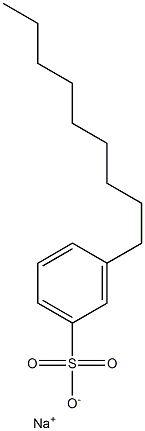 3-Nonylbenzenesulfonic acid sodium salt Struktur