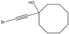 1-(Bromoethynyl)cyclooctanol Struktur