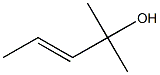 (E)-2-Methyl-3-penten-2-ol Struktur