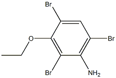 2,4,6-Tribromo-3-ethoxyaniline Struktur