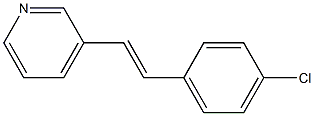 3-(4-Chlorostyryl)pyridine Struktur