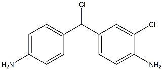 (4-Aminophenyl)(3-chloro-4-aminophenyl)chloromethane Struktur