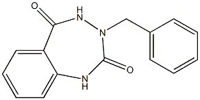 3-Benzyl-1H-1,3,4-benzotriazepine-2,5(3H,4H)-dione Struktur