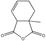 1,2,5,6-Tetrahydro-1-methylphthalic anhydride Struktur