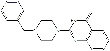 2-[4-Benzyl-1-piperazinyl]quinazolin-4(3H)-one Struktur