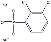 2,3-Dichlorophenylphosphonic acid disodium salt Struktur