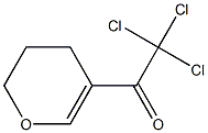 5-(Trichloroacetyl)-3,4-dihydro-2H-pyran Struktur