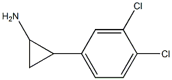 2-(3,4-Dichlorophenyl)cyclopropylamine Struktur