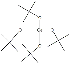 Tetra-tert-butoxygermane Struktur