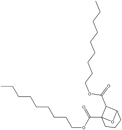 7-Oxabicyclo[3.1.1]heptane-1,6-dicarboxylic acid dinonyl ester Struktur