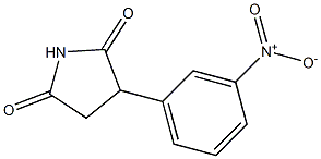 2-(m-Nitrophenyl)succinimide Struktur