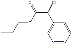 [R,(-)]-Chlorophenylacetic acid propyl ester Struktur