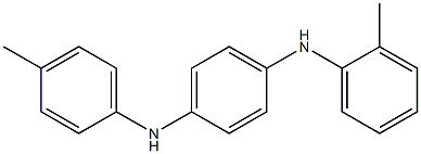 N-(2-Methylphenyl)-N'-(4-methylphenyl)-p-phenylenediamine Struktur