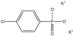 4-Chlorophenylphosphonic acid dipotassium salt Struktur