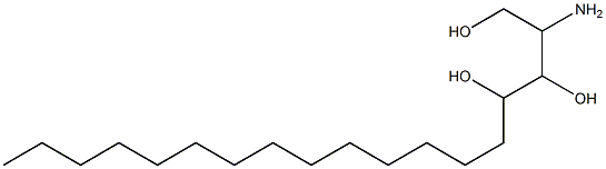 2-Aminooctadecane-1,3,4-triol Struktur