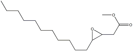 3,4-Epoxypentadecanoic acid methyl ester Struktur