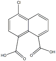 4-Chloro-1,8-naphthalenedicarboxylic acid Struktur