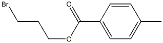 4-Methylbenzenecarboxylic acid 3-bromopropyl ester Struktur