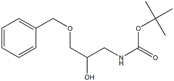 1-(Benzyloxy)-3-(tert-butoxycarbonylamino)propan-2-ol Struktur