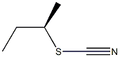 (-)-[(R)-sec-Butyl] thiocyanate Struktur