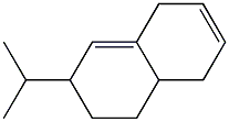 1,4,4a,5,6,7-Hexahydro-7-isopropylnaphthalene Struktur