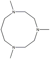 1,4,7-Trimethyl-1,4,7-triazacyclodecane Struktur