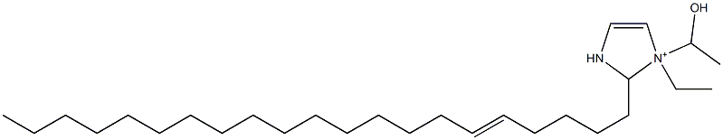 1-Ethyl-2-(5-henicosenyl)-1-(1-hydroxyethyl)-4-imidazoline-1-ium Struktur