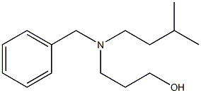 3-[Isopentyl(benzyl)amino]-1-propanol Struktur