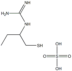 2-Ethyl-2-guanidinoethanethiol sulfate Struktur