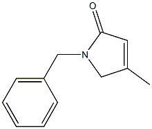 1-Benzyl-4-methyl-3-pyrrolin-2-one Struktur