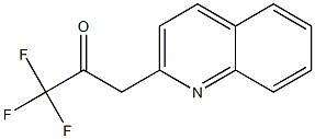 3-(Quinolin-2-yl)-1,1,1-trifluoro-2-propanone Struktur