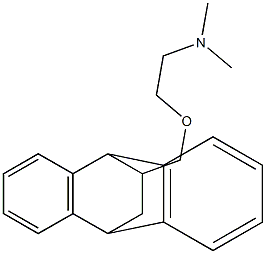 2-[(9,10-Dihydro-9,10-ethanoanthracen-11-yl)methoxy]-N,N-dimethylethanamine Struktur