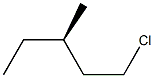 [R,(-)]-1-Chloro-3-methylpentane Struktur