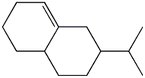 1,2,3,4,4a,5,6,7-Octahydro-2-isopropylnaphthalene Struktur