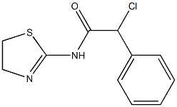 N-(2-Thiazolin-2-yl)-2-(phenyl)-2-chloroacetamide Struktur