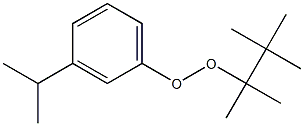 3-Isopropylphenyl 1,1,2,2-tetramethylpropyl peroxide Struktur