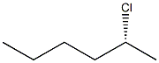 [R,(-)]-2-Chlorohexane Struktur