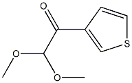 3-(Dimethoxyacetyl)thiophene Struktur